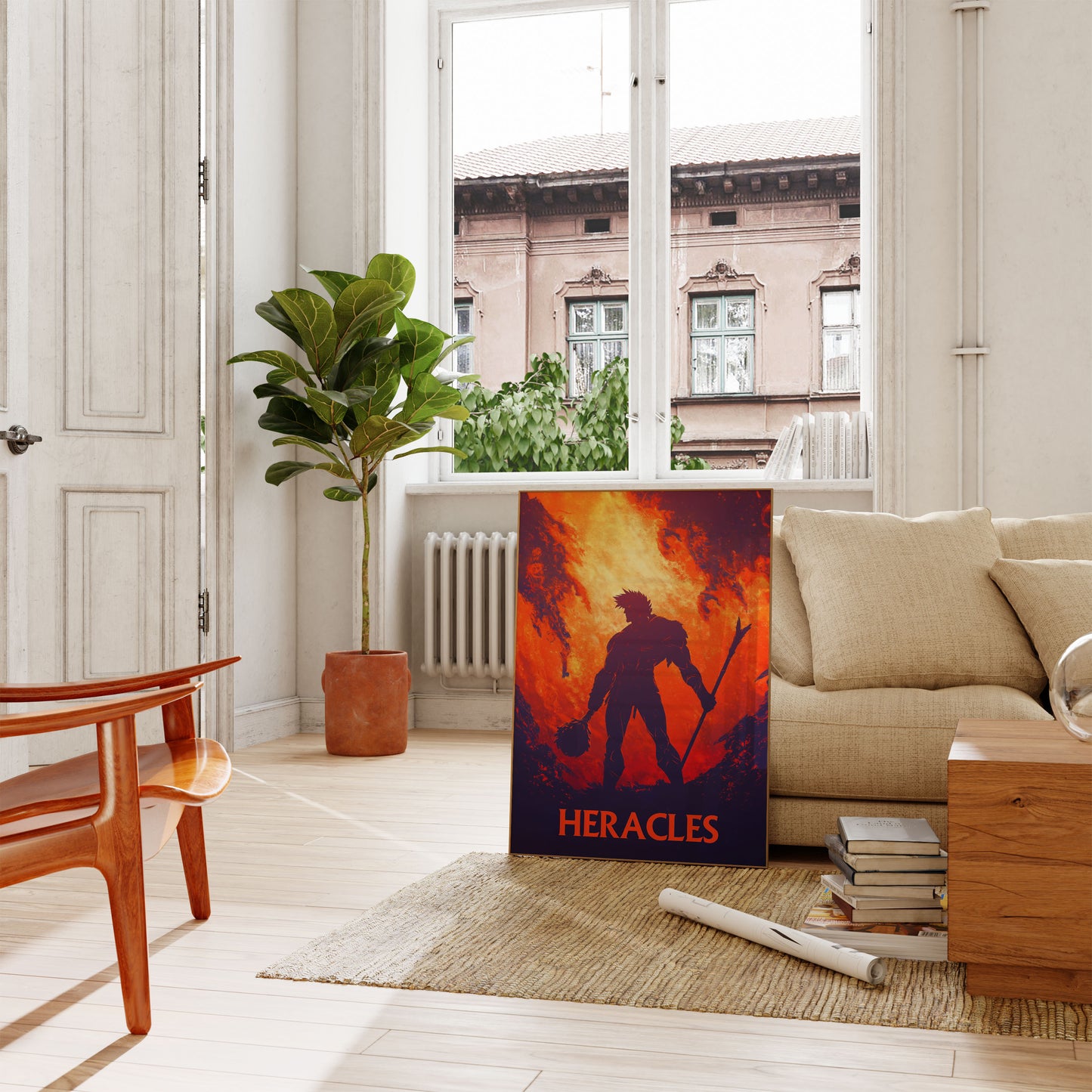 Plakát Heracles, Ohnivý bojovník