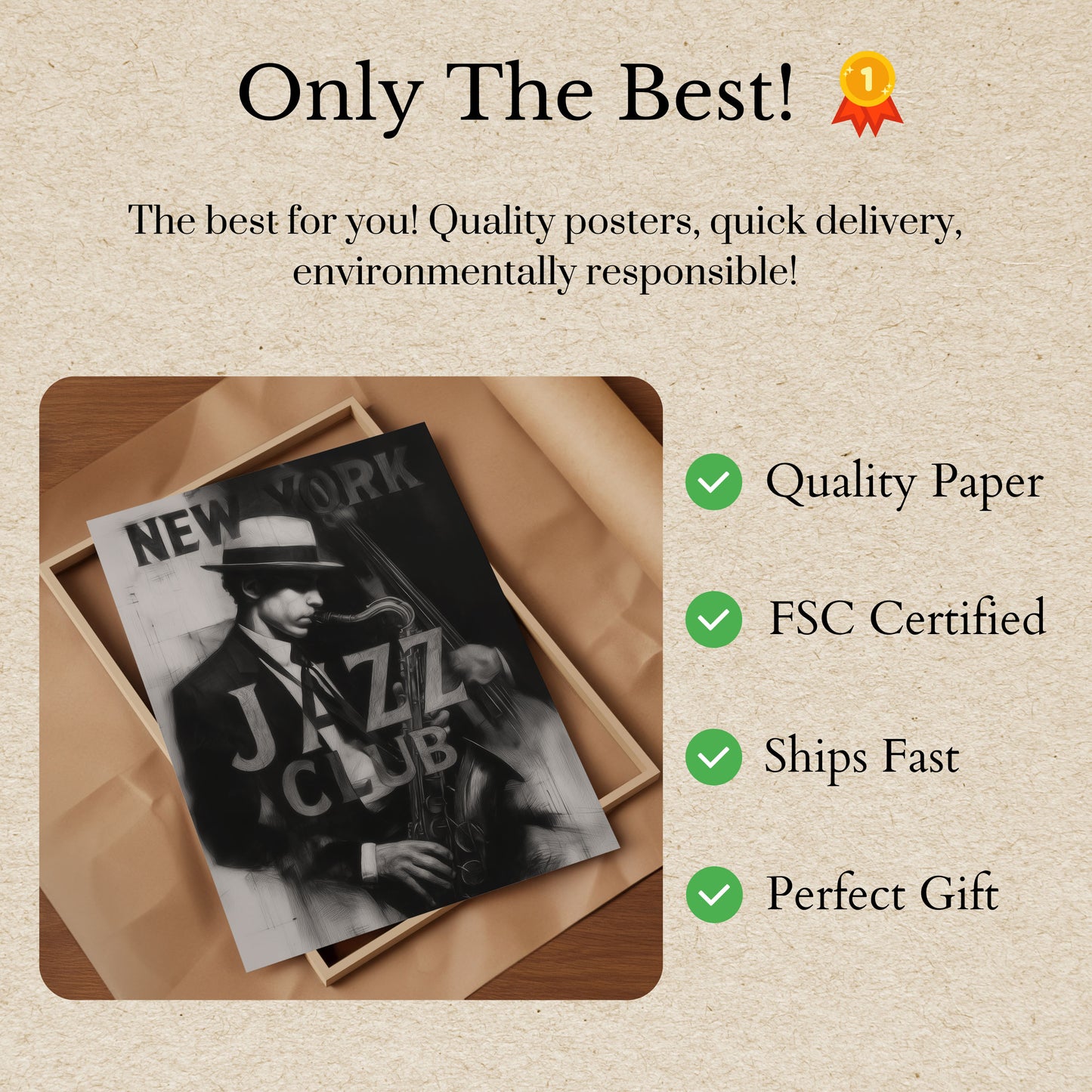 New York Jazz Club Legend Poster