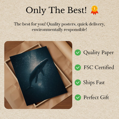 Oceanic Majesty Underwater Poster