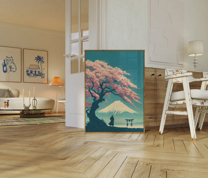 Plakat Zen Samuraj Góra Fudżi