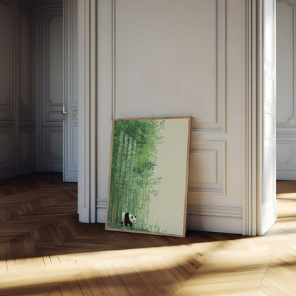 Bamboo Forest Panda Poster