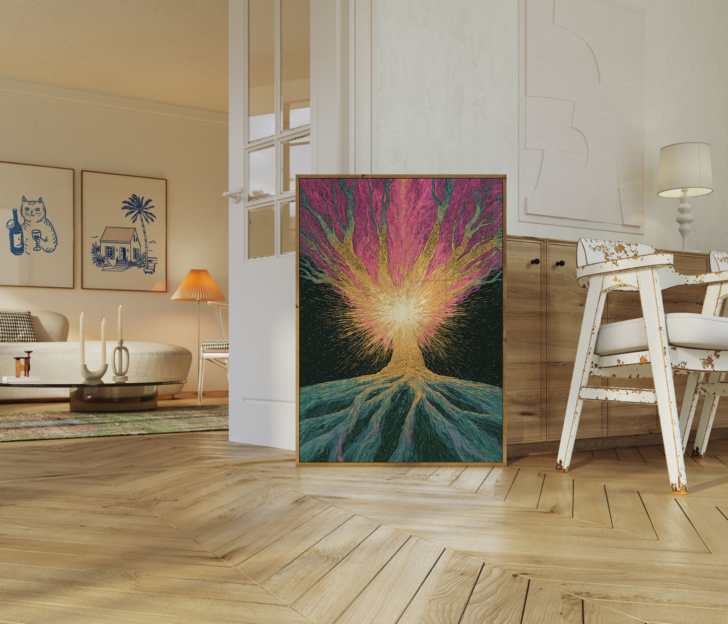 Volcano Eruption Energy Poster