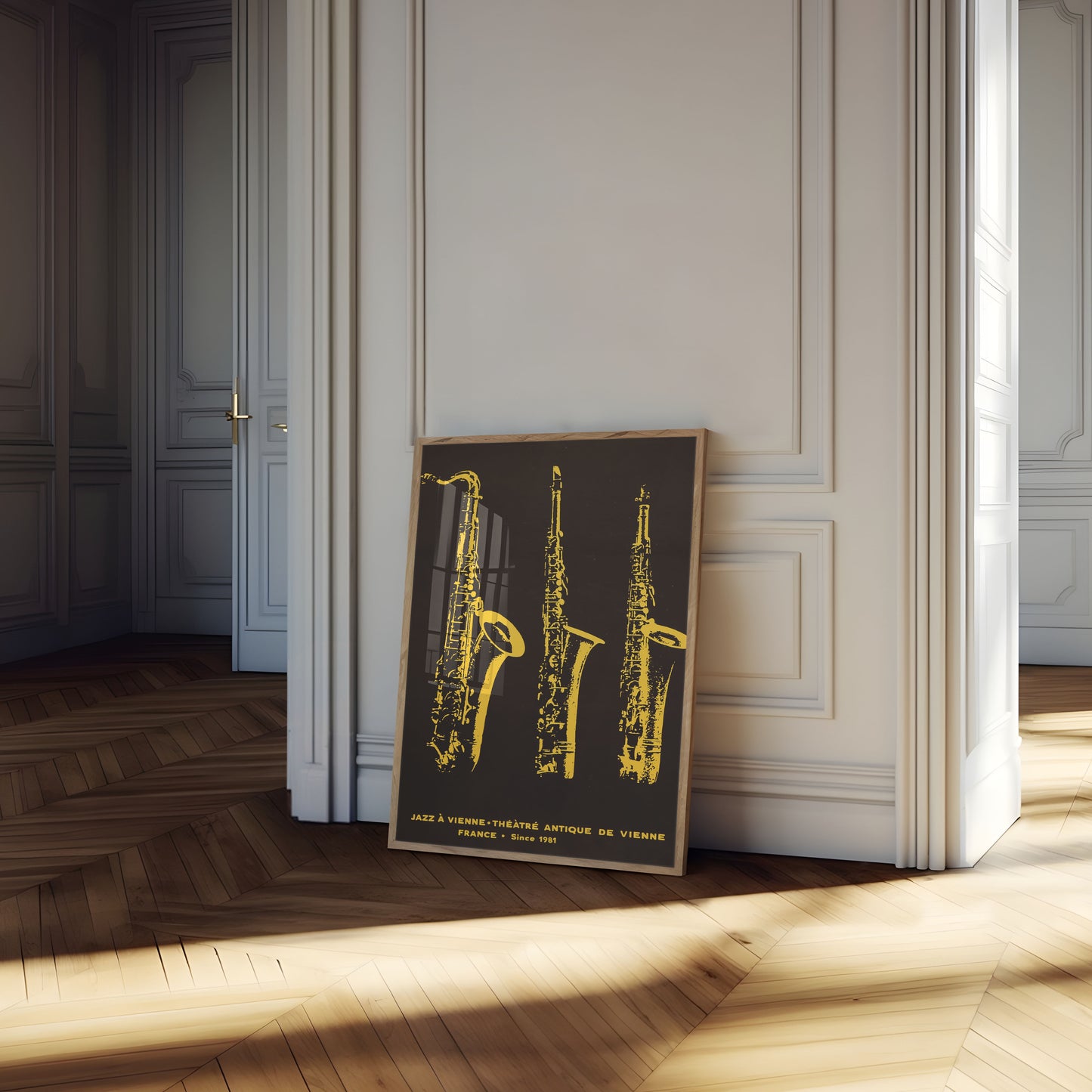 Jazz à Vienne Vintage-Plakat
