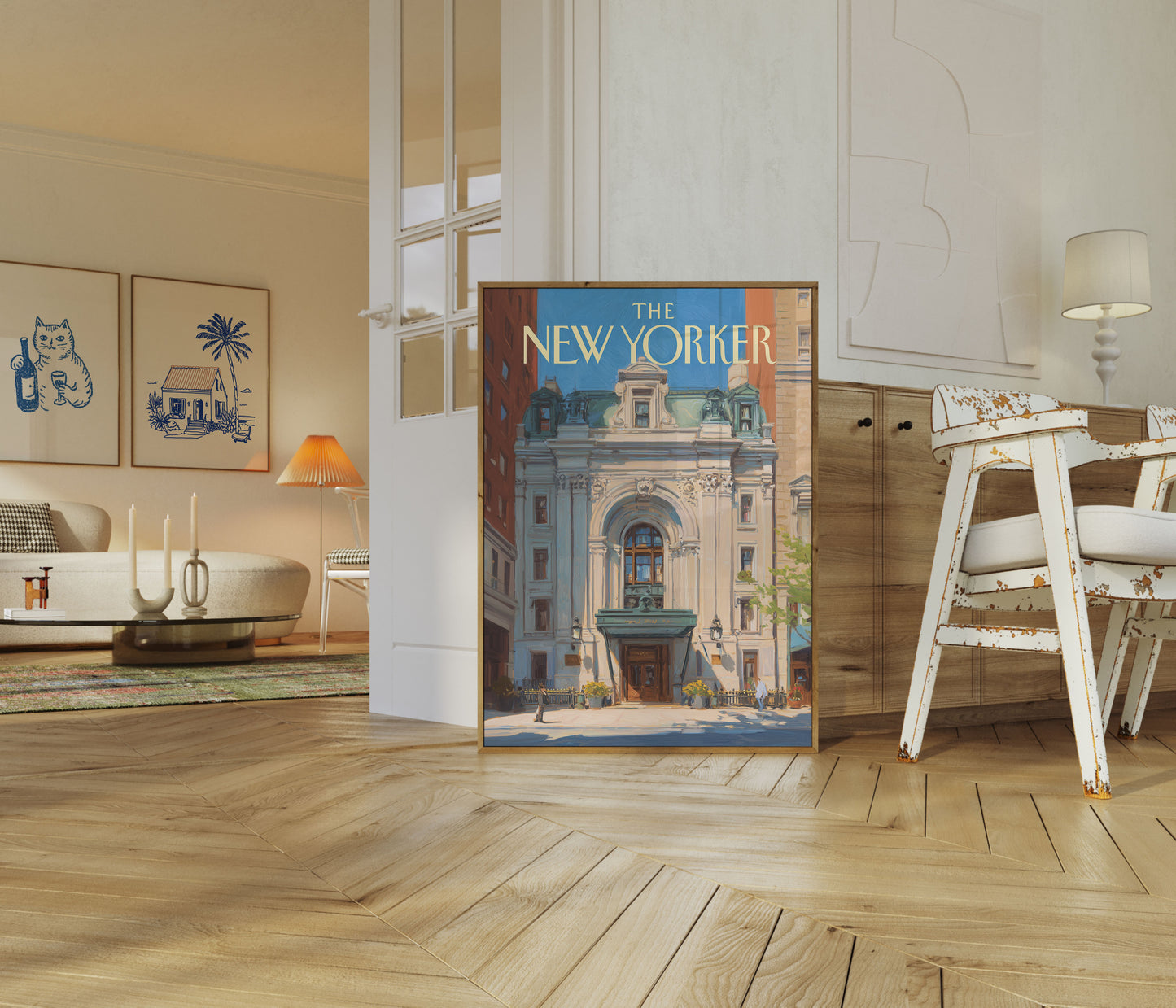 The New Yorker Architectural Elegance Poster