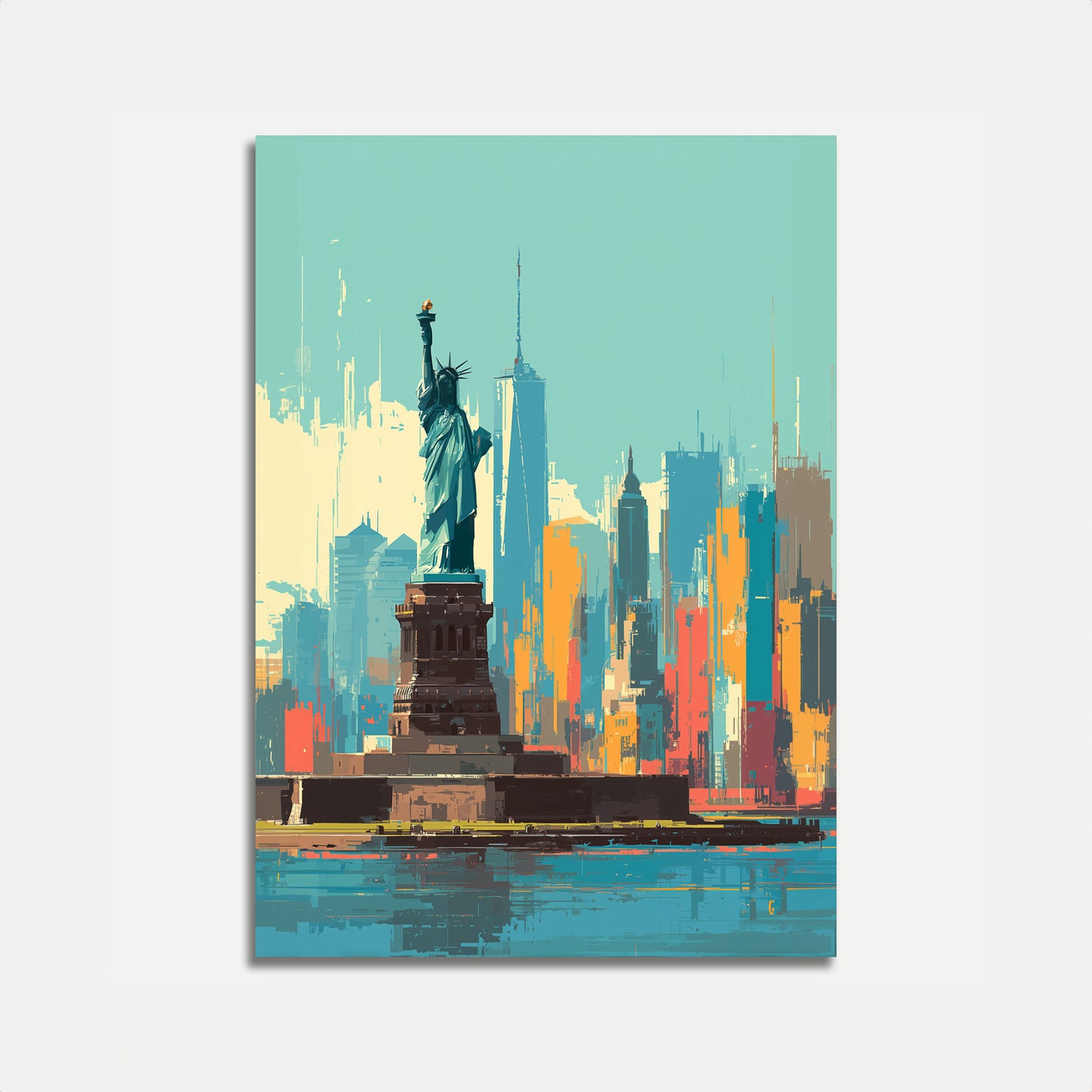 New York City Skyline Poster