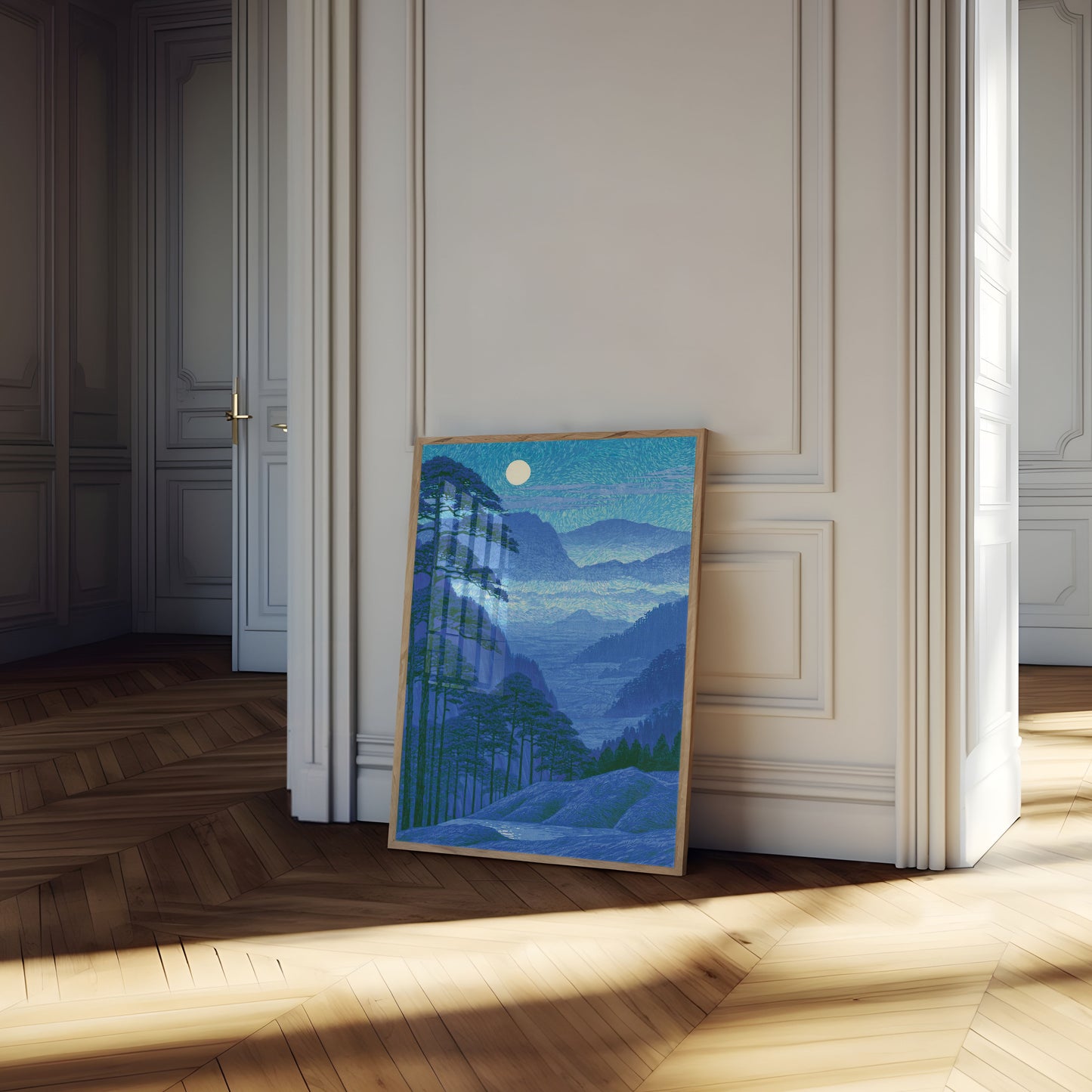 Poster Valle Montano Lunare