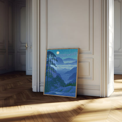 Poster Valle Montano Lunare