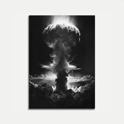Nukleart Eksplosions Apokalypse Plakat