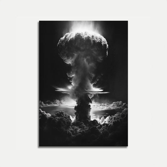Nukleart Eksplosions Apokalypse Plakat