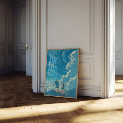 Clouds Artist Sky Painting Poster