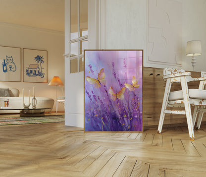 Lavendel Sommerfugl Dans Plakat