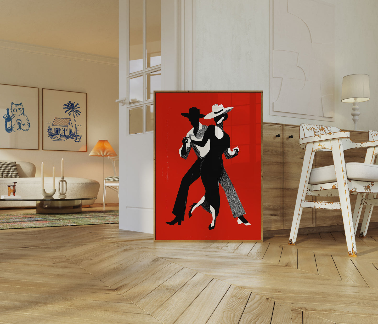 Passionate Tango Dance Poster