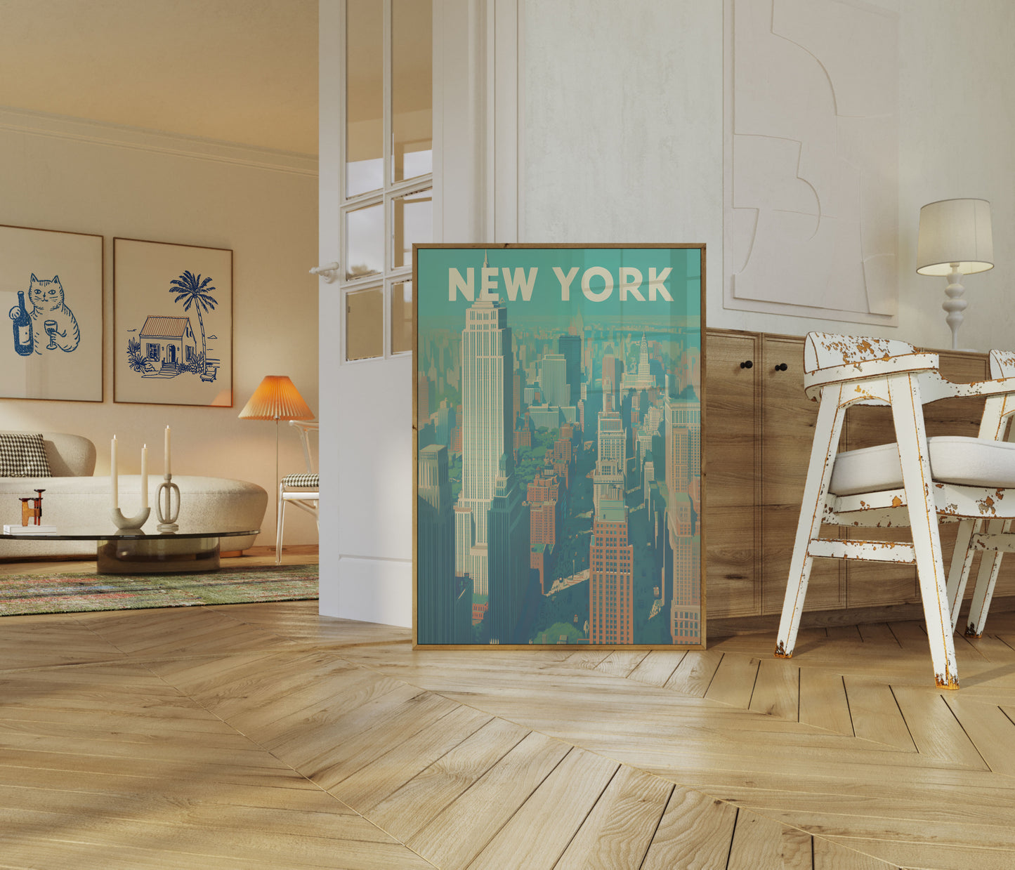 New York City Skyline Poster