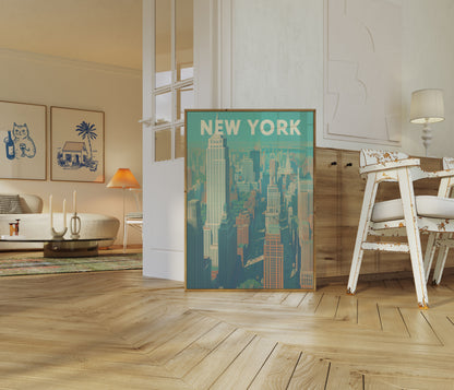 New York City Skyline Poster
