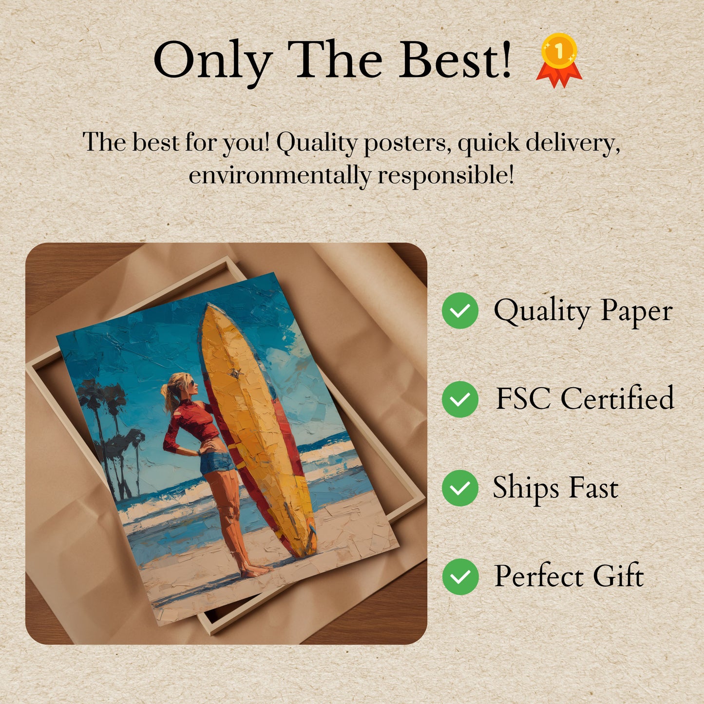 California Surf Dreams Poster