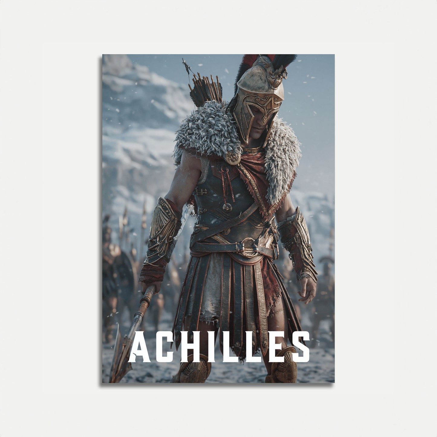 Achilles Warrior Legend Poster