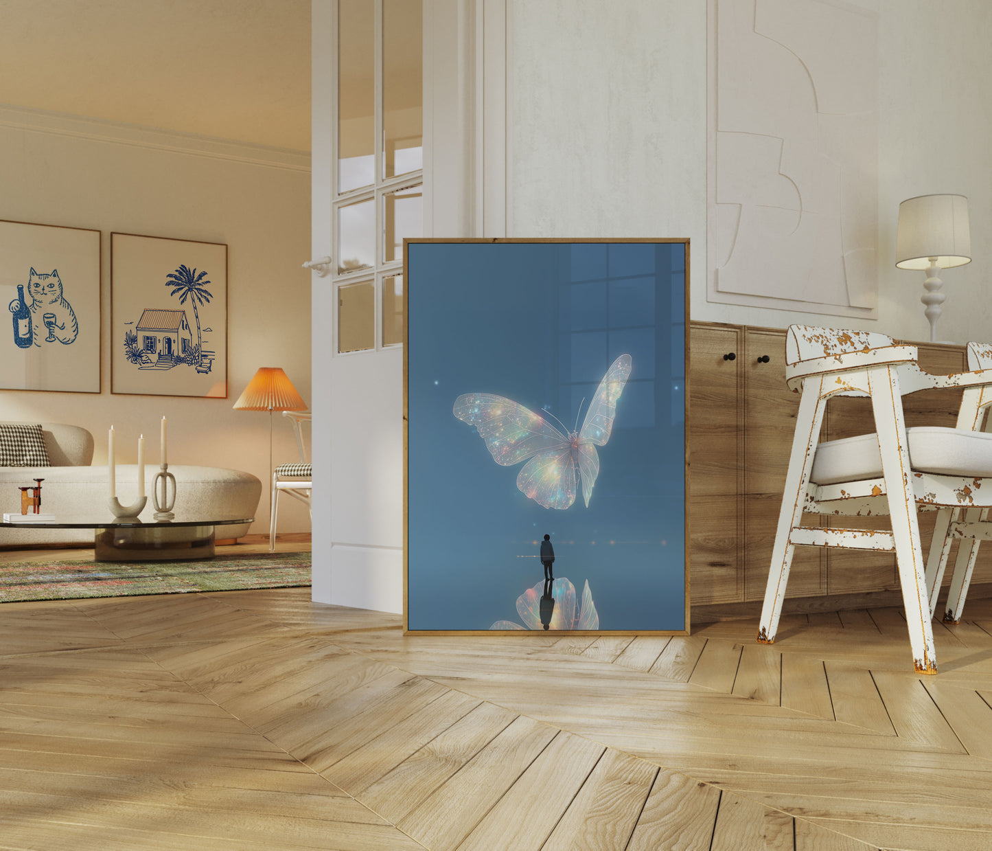 Himmlische Schmetterlingsträume Poster