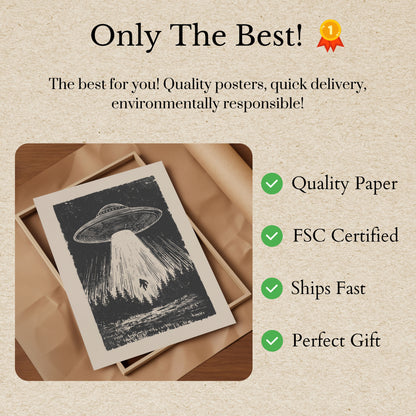 Affiche de la Forêt d'Enlèvement Extraterrestre