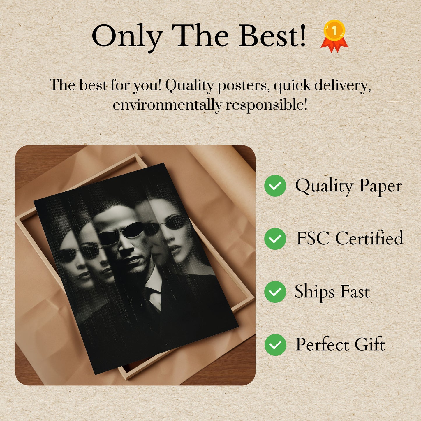 Matrix Digitales Bewusstsein Plakat