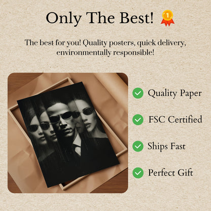 Matrix Digitales Bewusstsein Plakat