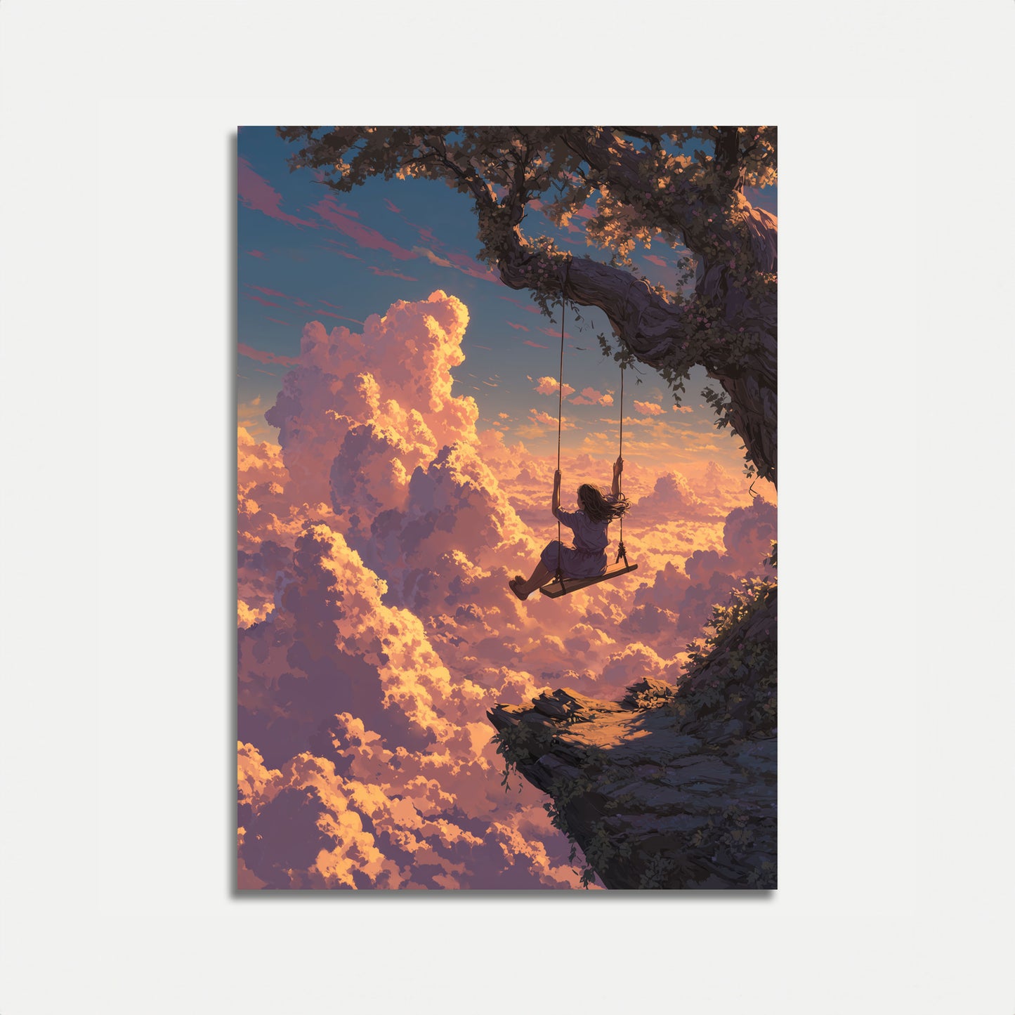 Dreaming Above the Clouds Poster