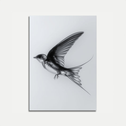 Ethereal Flight Bird Poster