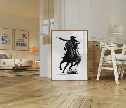 Wilder-Westen-Revolverheld-Poster