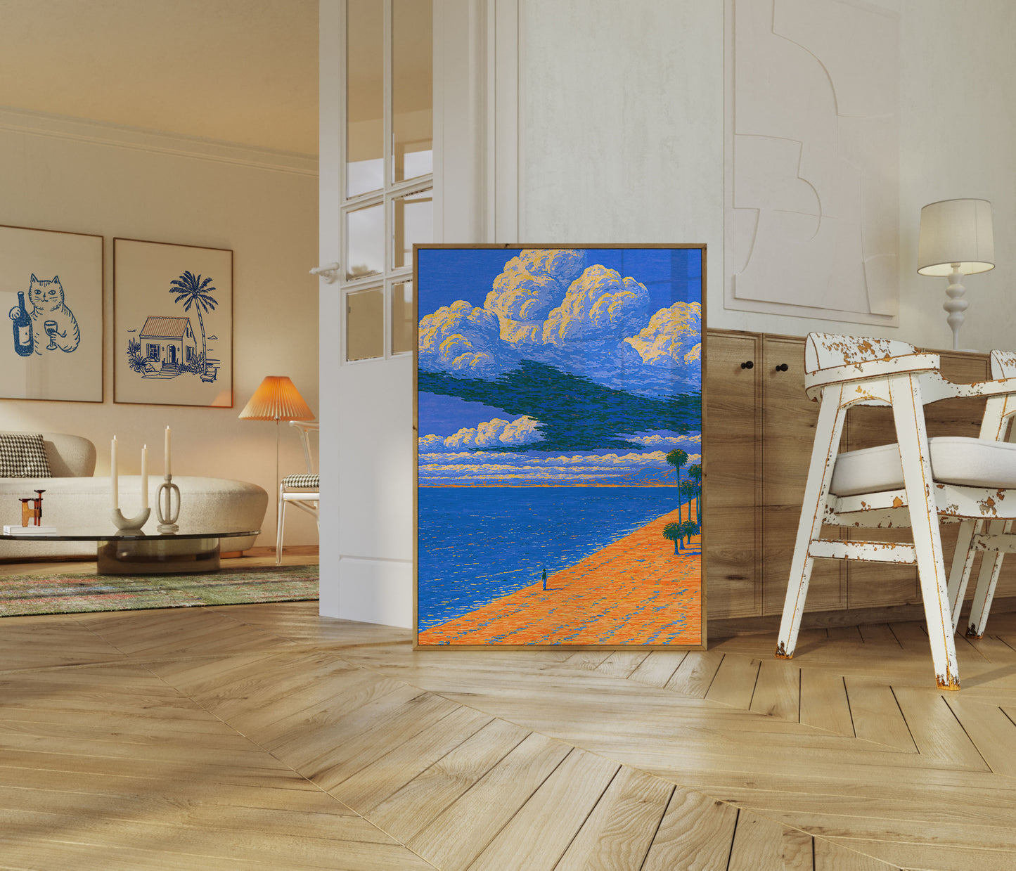 Poster Tramonto Tropicale Spiaggia