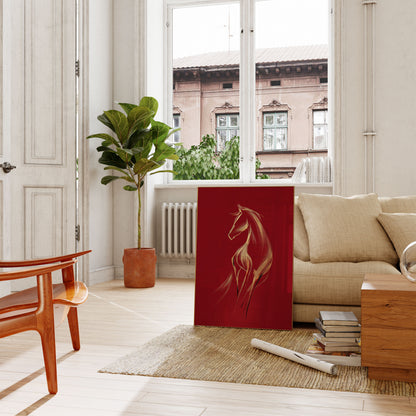 Elegant Horse Portrait Poster