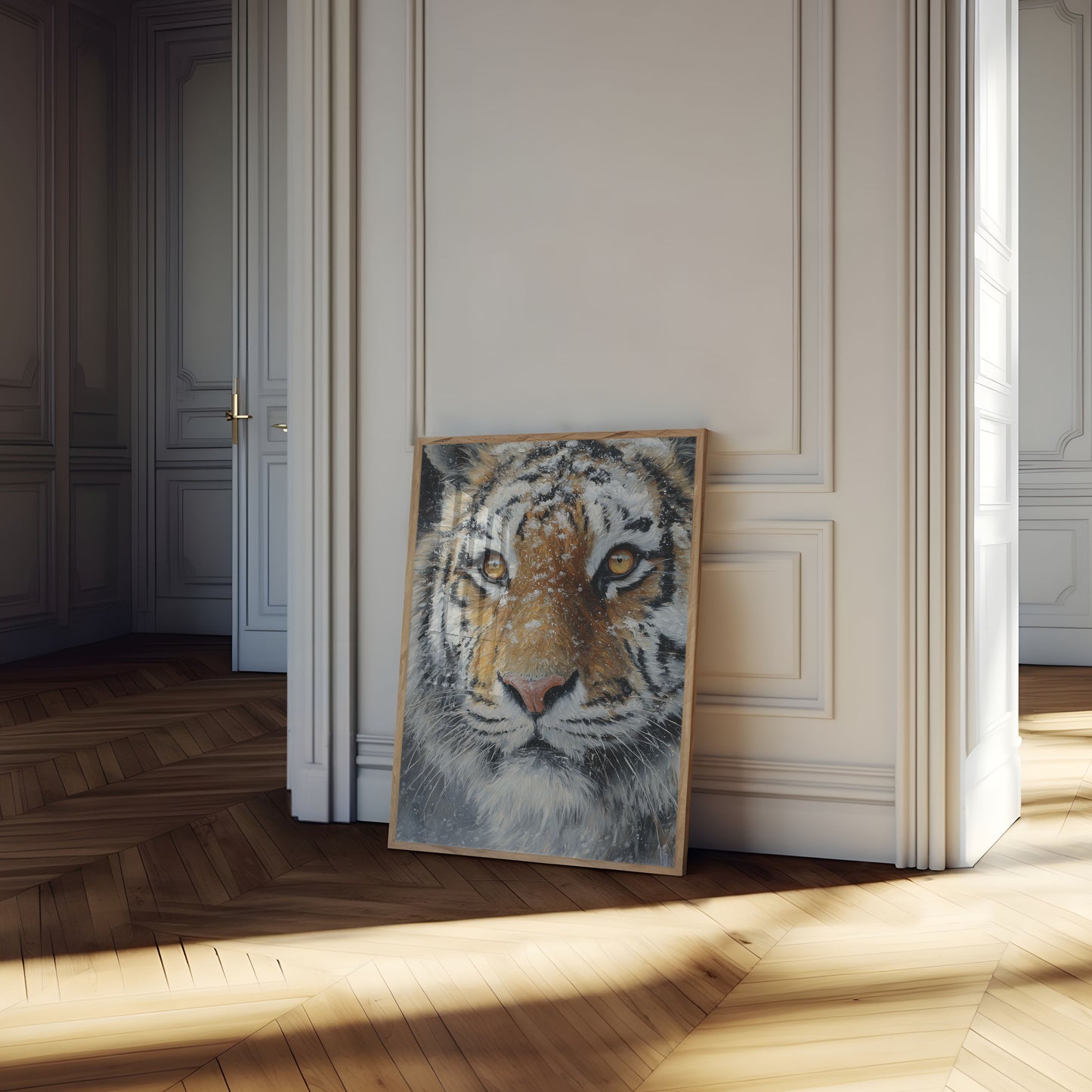 Manifesto del Ritratto Invernale del Leopardo delle Nevi