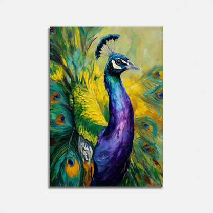 Regal Peacock Splendor Poster