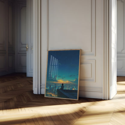 City of Stars Night Poster