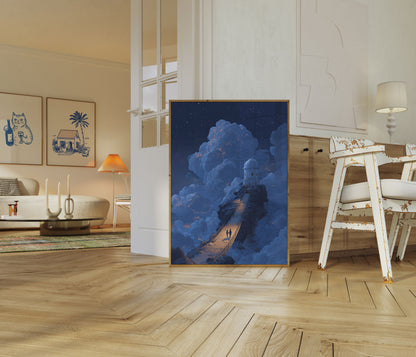 Starry Observatory Ascent Poster