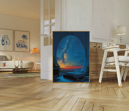 Cosmic Bedroom Window Poster