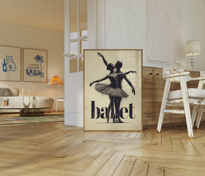 Poster di Danza Balletto Elegante