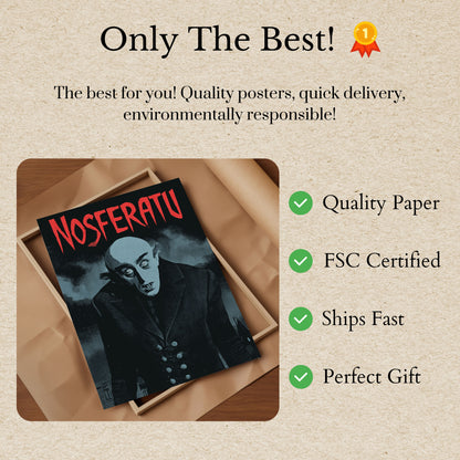 Nosferatu Classic Horror Poster