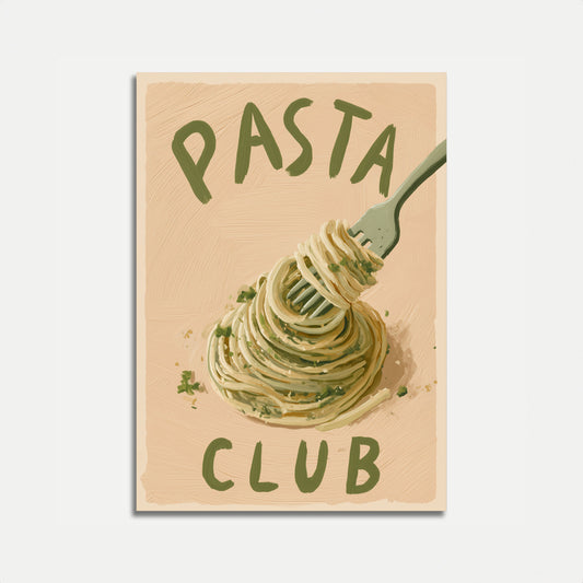 Pasta Club Culinary Poster