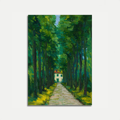 Emerald Forest Path Poster