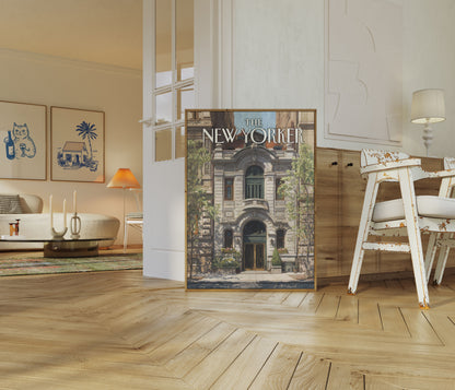 New Yorker Architectural Charm Poster