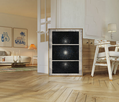 Kosmisk Starburst-eksplosjon plakat