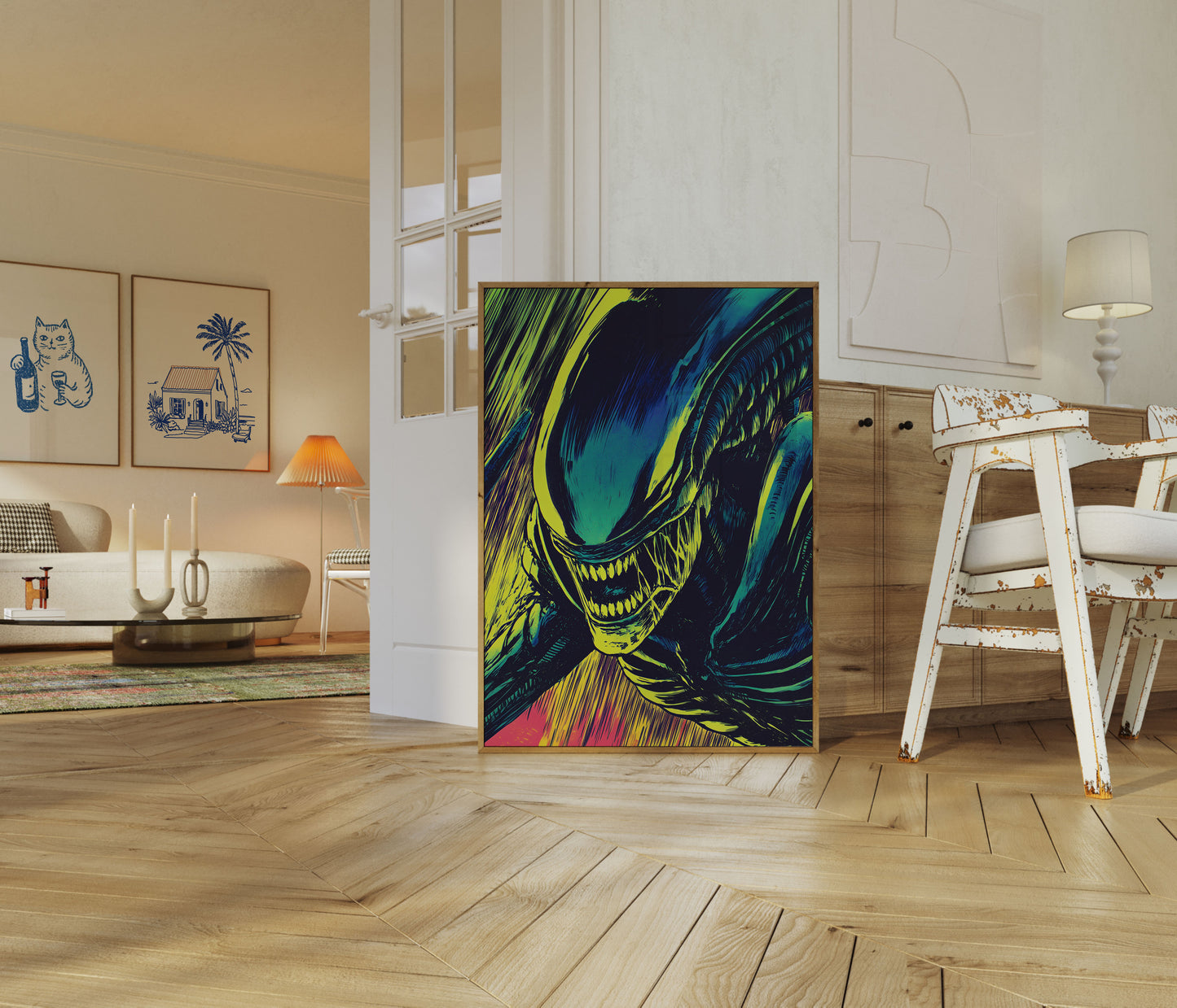 Alien Xenomorph Nightmare Poster