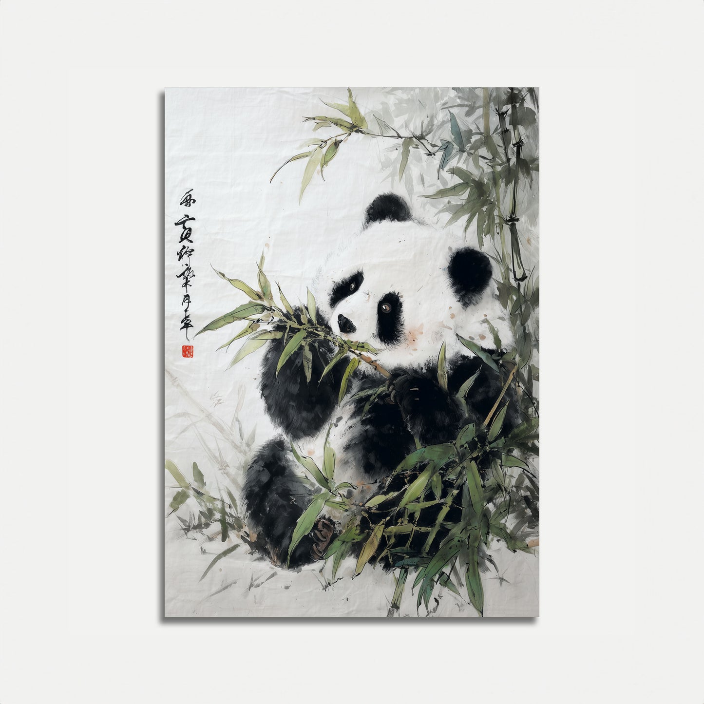 Gentle Panda Bamboo Sanctuary Poster