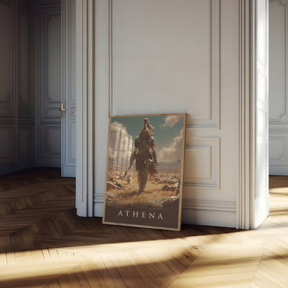 Athena Goddess of War Poster
