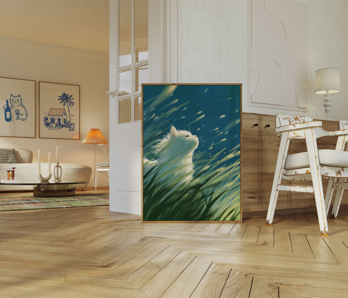 Pôster de Gato Sereno e Ventoso