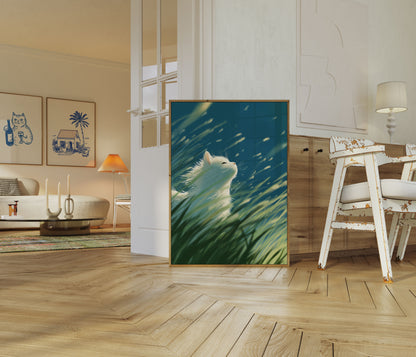 Pôster de Gato Sereno e Ventoso