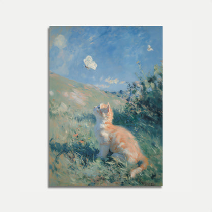 Sonhos de Borboleta Pôster de Gato