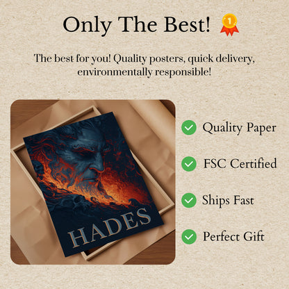 Hades Gott der Unterwelt Poster