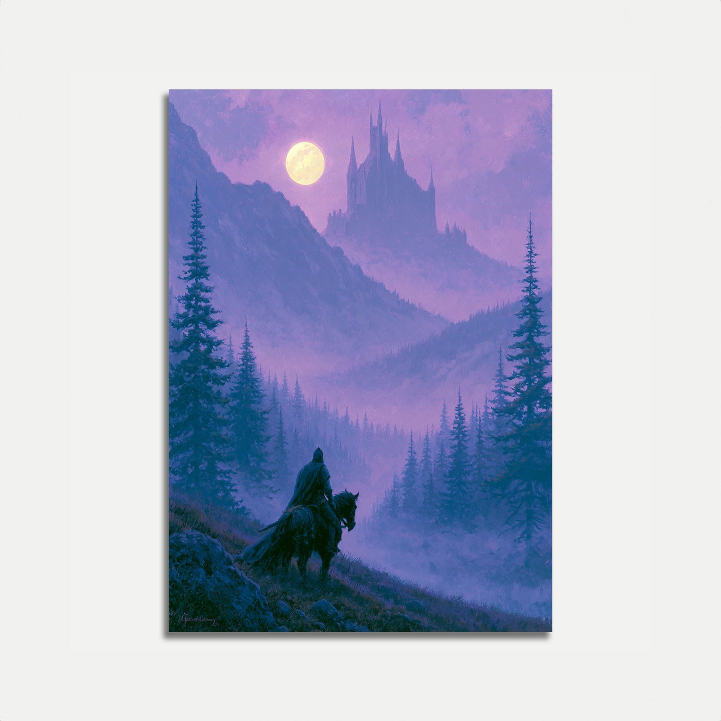 Aventure du Chevalier au Château - Affiche