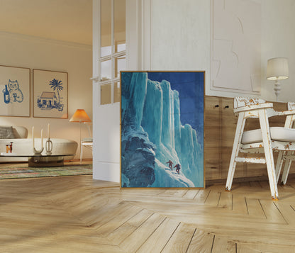 Ascensão Glacial - Cartaz de Montanhismo