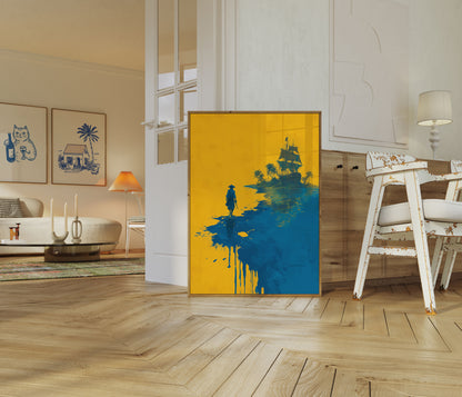 Tropical Pirate Adventure Poster